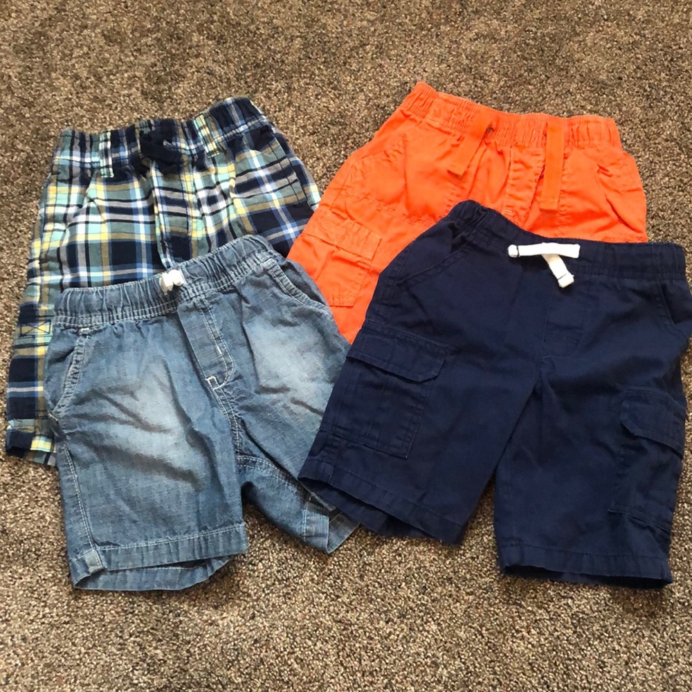 4T lot of 4 toddler shorts bundle